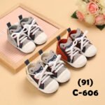 Baby Shoes 3 Sizes 1/2/3 (from Zero to 18 Months) #C606 - Mix and Max - Sizes: 0-6 M 11cm, 6-12 M 12cm, 12-18 M 13cm