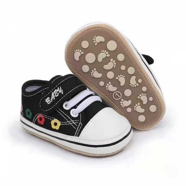 Baby Shoes 3 Sizes 1/2/3 (from Zero to 18 Months) # 9673 - Mix & Max - Sizes: 0-6 M 11cm, 6-12 M 12cm, 12-18 M 13cm