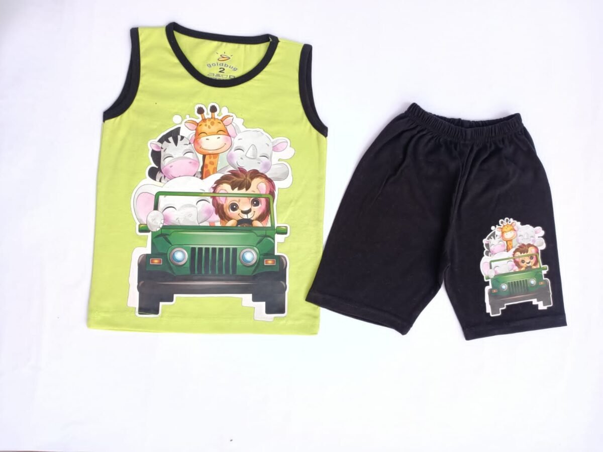 Kid Cotton 100% Pajama size 1 Year to 5 Years Old (5 Sizes) - Code 1025 - Mix and Max - Sizes: From 1 Y to 5 Y - Image 6