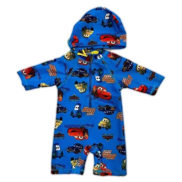 Baby One Piece Salobet Swimsuit (3 sizes From Zero to 18M) # A - Mix & Max - Sizes: 0-6 M, 12-18 M, 6-12 M