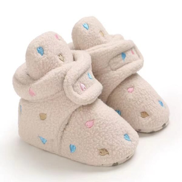 Baby Shoes 3 Sizes 1/2/3 (from Zero to 18 Months) #B258 - Mix and Max - Sizes: 0-6 M 11cm, 6-12 M 12cm, 12-18 M 13cm