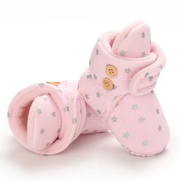 Baby Shoes 3 Sizes 1/2/3 (from Zero to 18 Months) #B260 - Mix and Max - Sizes: 0-6 M 11cm, 6-12 M 12cm, 12-18 M 13cm