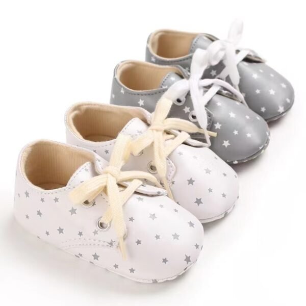 Baby Shoes 3 Sizes 1/2/3 (from Zero to 18 Months) #C100 - Mix and Max - Sizes: 0-6 M 11cm, 6-12 M 12cm, 12-18 M 13cm