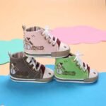 Baby Shoes 3 Sizes 1/2/3 (from Zero to 18 Months) #C418 - Mix and Max - Sizes: 0-6 M 11cm, 6-12 M 12cm, 12-18 M 13cm