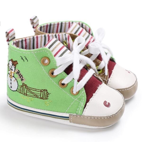 Baby Shoes 3 Sizes 1/2/3 (from Zero to 18 Months) #C418 - Mix and Max - Sizes: 0-6 M 11cm, 6-12 M 12cm, 12-18 M 13cm - Image 4
