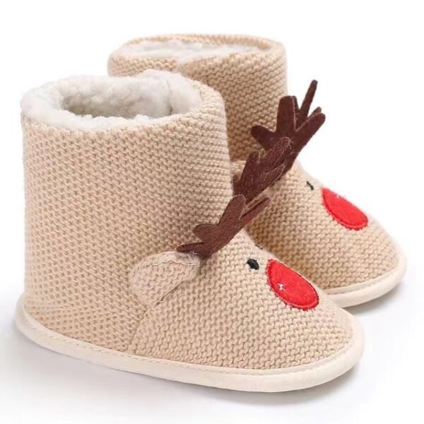 Baby Shoes 3 Sizes 1/2/3 (from Zero to 18 Months) #C420 - Mix and Max - Sizes: 0-6 M 11cm, 6-12 M 12cm, 12-18 M 13cm