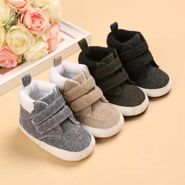Baby Shoes 3 Sizes 1/2/3 (from Zero to 18 Months) #C579 - Mix and Max - Sizes: 0-6 M 11cm, 6-12 M 12cm, 12-18 M 13cm