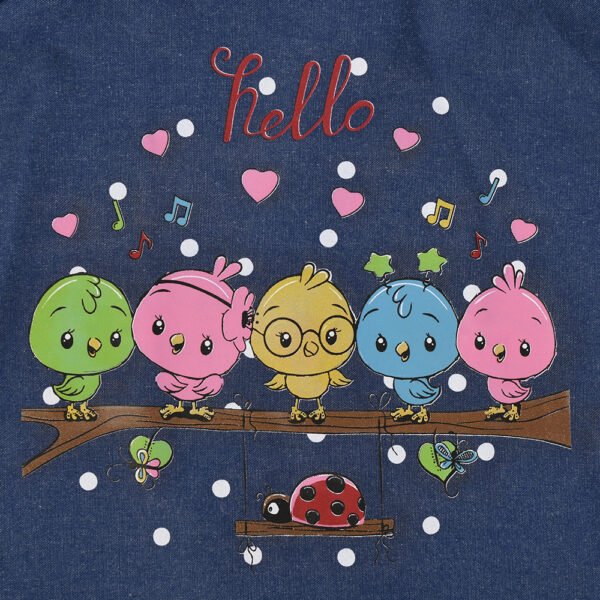 Nursing Baby Apron Cover for Breastfeeding Comfortable with Privacy mosquito Net Window Birds Jeans Mix and Max - Image 11