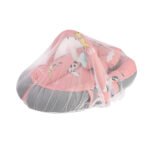 Baby Nest Bed for Newborns Portable Baby Lounger and Sleep Pod Simon Grey Mix and Max