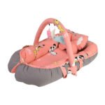 Baby Nest Bed for Newborns Portable Baby Lounger and Sleep Pod Simon Grey Mix and Max