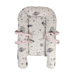 Baby Nest Bed for Newborns Portable Baby Lounger and Sleep Pod White Black Mix and Max - Image 9