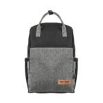 Premium Elegant Mum Large Diaper Backpack bag waterproof multifunction SET 4 in 1 - Mix and Max - Black and Grey 2 - Image 3