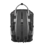 Premium Elegant Mum Large Diaper Backpack bag waterproof multifunction SET 4 in 1 - Mix and Max - Black and Grey 2 - Image 9