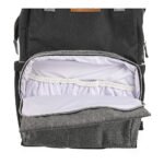 Premium Elegant Mum Large Diaper Backpack bag waterproof multifunction SET 4 in 1 - Mix and Max - Black and Grey 2 - Image 11