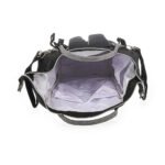 Premium Elegant Mum Large Diaper Backpack bag waterproof multifunction SET 4 in 1 - Mix and Max - Black and Grey 2 - Image 13