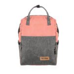 Premium Elegant Mum Large Diaper Backpack bag waterproof multifunction SET 4 in 1 - Mix and Max - Grey and Simon - Image 3