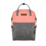 Premium Elegant Mum Large Diaper Backpack bag waterproof - Mix and Max - Grey and Simon2 - Image 2