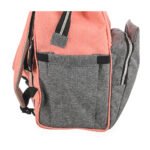 Premium Elegant Mum Large Diaper Backpack bag waterproof multifunction SET 4 in 1 - Mix and Max - Grey and Simon - Image 9