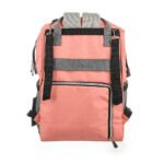 Premium Elegant Mum Large Diaper Backpack bag waterproof multifunction SET 4 in 1 - Mix and Max - Grey and Simon - Image 12