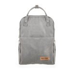 Premium Elegant Mum Large Diaper Backpack bag waterproof multifunction SET 4 in 1 - Mix and Max - Grey 4 - Image 3