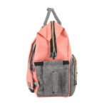 Premium Elegant Mum Large Diaper Backpack bag waterproof - Mix and Max - Grey and Simon - Image 6