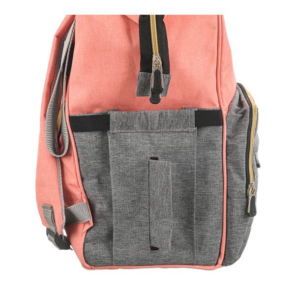 Premium Elegant Mum Large Diaper Backpack bag waterproof - Mix and Max - Grey and Simon - Image 7