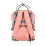 Premium Elegant Mum Large Diaper Backpack bag waterproof multifunction SET 4 in 1 - Mix and Max - Grey and Simon - Image 8