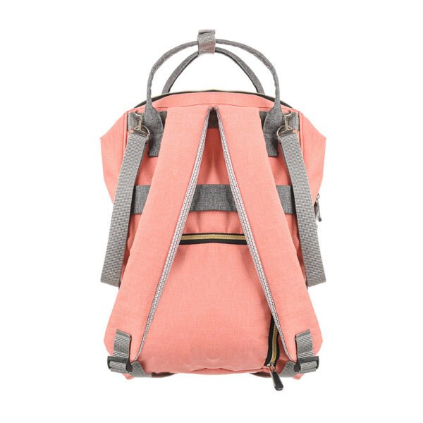 Premium Elegant Mum Large Diaper Backpack bag waterproof - Mix and Max - Grey and Simon - Image 8