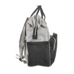 Premium Elegant Mum Large Diaper Backpack bag waterproof - Mix and Max - Grey and Black2 - Image 6