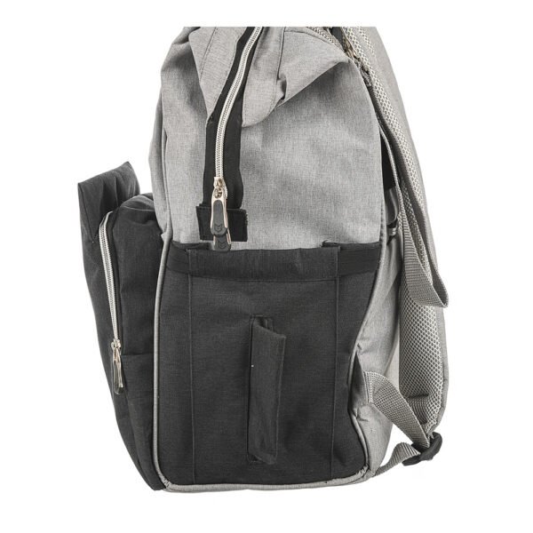 Diaper Backpack organized Large stylish bag waterproof suitable for travel with many pockets Mix and Max - Image 9
