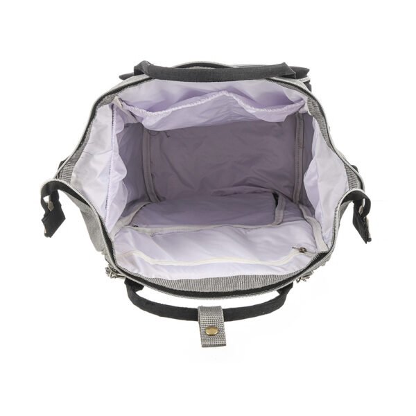 Diaper Backpack organized Large stylish bag waterproof suitable for travel with many pockets Mix and Max - Image 11