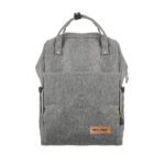 Premium Elegant Mum Large Diaper Backpack bag waterproof multifunction SET 4 in 1 - Mix and Max - Grey 2 - Image 3