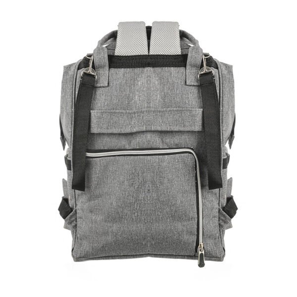 Premium Elegant Mum Large Diaper Backpack bag waterproof multifunction SET 4 in 1 - Mix and Max - Grey 2 - Image 11