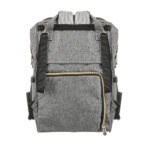 Premium Elegant Mum Large Diaper Backpack bag waterproof multifunction SET 4 in 1 - Mix and Max - Grey - Image 9