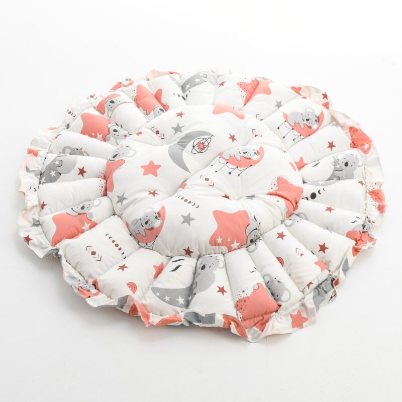 Baby Nest with Soft Toys and Mosquito Net – Comfortable Infant Sleeping Bed multi color Mix and Max - Image 11