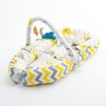 Baby Nest Bed for Newborns Portable Baby Lounger and Sleep Pod Multi color Mix and Max