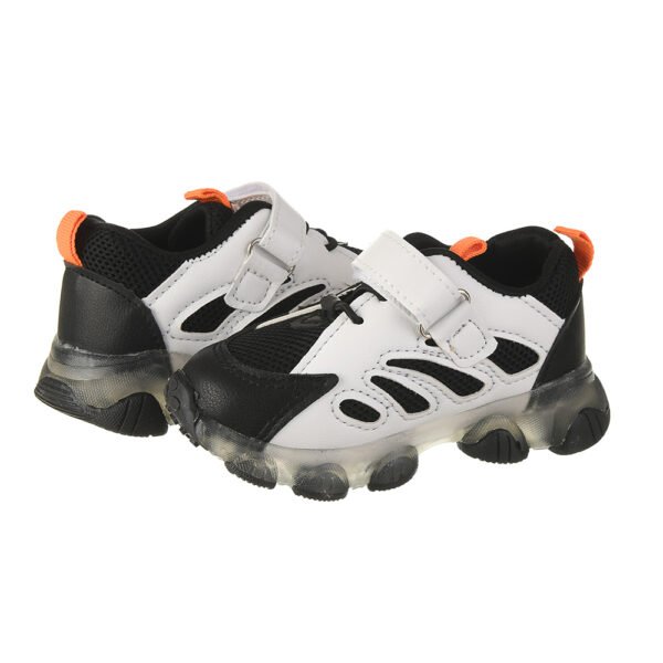 Kids Sport Shoes Size 26-30 # 67B - Mix & Max - Colors: Black, Blue, and Pink - Sizes: From Size 26 to Size 30