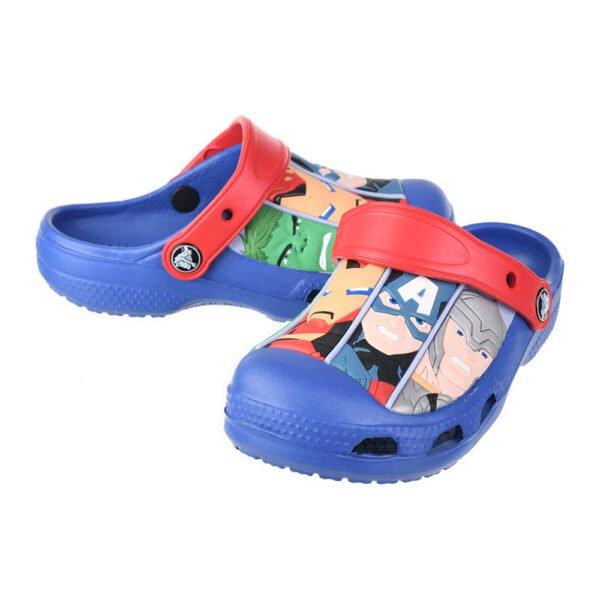 Crocs Disney Cartoon Brand Unisex Kids Clog Shoes Blue Avengers - Sizes: From EU 22 to EU 35