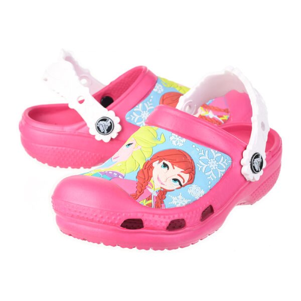 Crocs Disney Cartoon Brand Unisex Kids Clog Shoes Fushia - Sizes: From EU 22 to EU 35