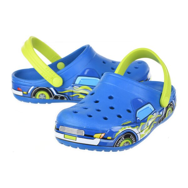 Crocs Disney Cartoon Brand Unisex Kids Clog Shoes Blue Car - Sizes: From EU 23 to EU 35