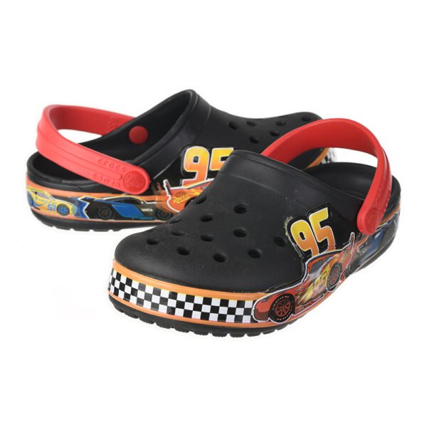 Crocs Disney Cartoon Brand Unisex Kids Clog Shoes cars - Colors: Black - Sizes: From EU 23 to EU 35