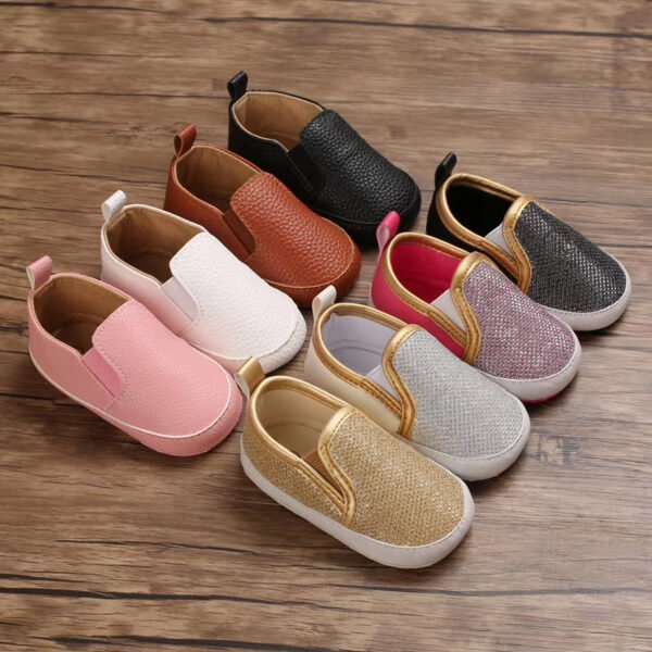 Baby Shoes 3 Sizes 1/2/3 (from Zero to 18 Months) #B232 - Mix and Max - Sizes: 0-6 M 11cm, 6-12 M 12cm, 12-18 M 13cm