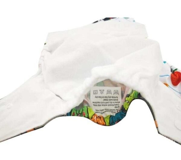 Reusable baby Washable Cloth Diapers with Adjustable Snap Buttons Multi Color Mix and Max - Image 12
