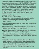 Reusable baby Washable Cloth Diapers with Adjustable Snap Buttons Multi Color Mix and Max - Image 13
