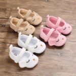 Baby Shoes 3 Sizes 1/2/3 (from Zero to 18 Months) #C602 - Mix and Max - Sizes: 0-6 M 11cm, 6-12 M 12cm, 12-18 M 13cm