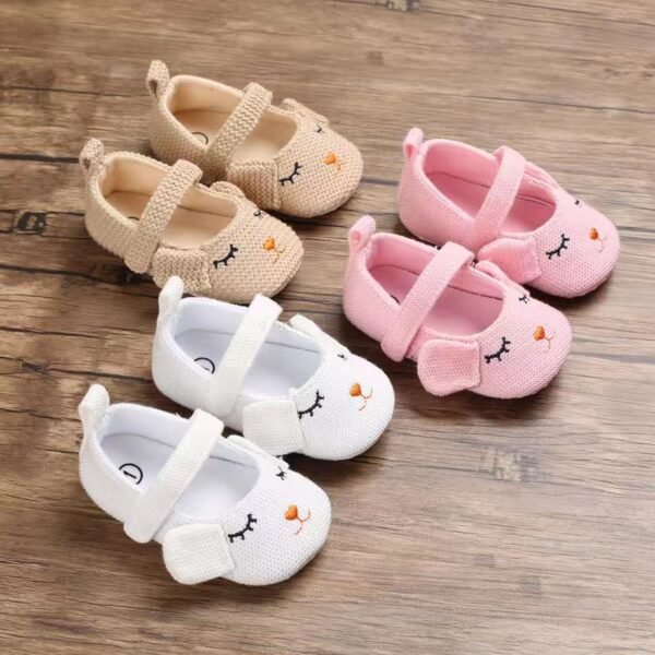 Baby Shoes 3 Sizes 1/2/3 (from Zero to 18 Months) #C602 - Mix and Max - Sizes: 0-6 M 11cm, 6-12 M 12cm, 12-18 M 13cm