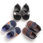 Baby Shoes 3 Sizes 1/2/3 (from Zero to 18 Months) #B225 - Mix and Max - Sizes: 0-6 M 11cm, 6-12 M 12cm, 12-18 M 13cm