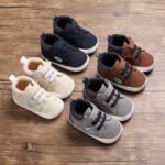 Baby Shoes 3 Sizes 1/2/3 (from Zero to 18 Months) #C558 - Mix and Max - Sizes: 0-6 M 11cm, 6-12 M 12cm, 12-18 M 13cm