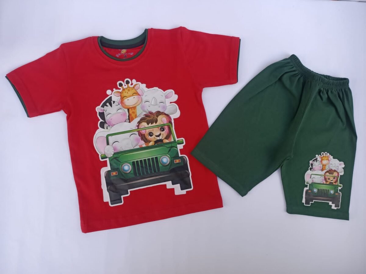 Kid Cotton 100% Pajama size 1 Year to 5 Years Old (5 Sizes) - Code 1020 - Mix and Max - Sizes: From 1 Y to 5 Y - Image 6