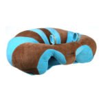 Baby Sitting Support Seat Sofa Plush Soft baby Learning to Sit Chair Keep Sitting Posture Comfortable for 3-16 Months washable Cotton 100% # 485 - Mix and Max - Colors: Blue, Brown, Fuchsia, and Grey - Sizes: 0-18 M - Image 5